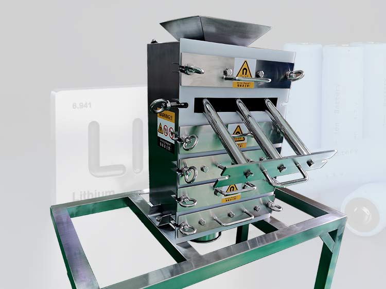 鋰電池負(fù)極材料除鐵器